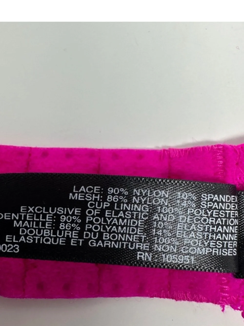 NWT Natori Feathers Contour Plunge Bra Women Size 34C Dragonfruit Hot Pink Lace